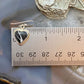 Native American Sterling Silver White Buffalo Heart Dangle Earrings For Women