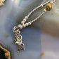 Carolyn Pollack Sterling Silver Multi Gemstone Decorated 2 Strand Link Bracelet For Women