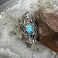 Carolyn Pollack Sterling Silver Oval Sleeping Beauty Turquoise Ring Size 5.5 For Women