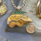 Carolyn Pollack Southwestern Style Sterling Silver Picture Jasper Spirit Bear Pendant For Women