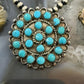 Bernall Natewa Native American Sterling Silver Sleeping Beauty Turquoise Pendant/Brooch