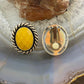 Carolyn Pollack Sterling Silver Oval Yellow Jasper and Quartz Doublet Clip-On Earrings For Women