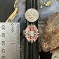Carolyn Pollack Sterling Silver Rhodochrosite & Opal Ring Size 8.5 For Women