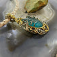 Carolyn Pollack Southwestern Style Sterling Silver & Brass Blue Quartzite & Tanzanite Pendant For Women