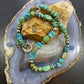 Carolyn Pollack Southwestern Style Sterling Silver Chunky Turquoise Necklace For Women