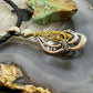Carolyn Pollack Sterling Silver & Brass Mother of Pearl Decorated Enhancer Pendant For Women