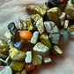 Carolyn Pollack 6 Strand Multi Gemstone Chunk Bead Stretch Bracelet For Women