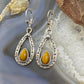 Carolyn Pollack Vintage Southwestern Style Sterling Silver Tiger Eye Dangle Earrings  For Women