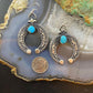 Eva & Linberg Billah Sterling Silver Oval Turquoise Naja Dangle Earrings For Women #1