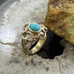 Carolyn Pollack Sterling Silver Sleeping Beauty Turquoise Decorated Ring For Women