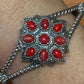 Carolyn Pollack Sterling Silver 9 Red Jasper Decorated Cluster Bracelet For Women