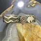 Alex Sanchez Native American Sterling Silver Petroglyph Bracelet For Women #4