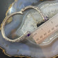 Carolyn Pollack Sterling Silver Amethyst Doublet Overlapping Decorated Hinged Bracelet