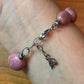 Carolyn Pollack Sterling Silver Chunky Rhodonite Bead Link Bracelet For Women