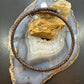 Carolyn Pollack Antique Brown Braided Leather Lobster Clasp Unisex Necklace