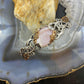 Carolyn Pollack Sterling Silver & Brass Oval Pink Mother of Pearl Decorated Bracelet For Women
