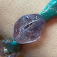 Carolyn Pollack Sterling Silver Amethyst & Green Turquoise Bracelet For Women