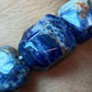 Carolyn Pollack Vintage 9 Chunky Sodalite Beads Stretch Bracelet For Women