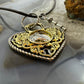 Carolyn Pollack Sterling Silver & Brass Heart & Key w/Horse Decorated Pendant For Women