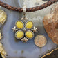 Carolyn Pollack Southwestern Style Sterling Silver 4 Yellow Jasper Petroglyph Pendant For Women