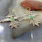 Brad Panteah Sterling Turquoise Stamped Thunderbird Dangle Earrings For Women