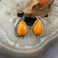 Carolyn Pollack Southwestern Style Sterling Silver Orange Spiny Oyster Stud Earrings For Women