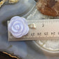 Carolyn Pollack Southwestern Style Sterling Silver Carved Lavender Jade Rose Pendant