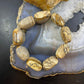 Carolyn Pollack Vintage 9 Chunky Picture Jasper Beads Stretch Bracelet For Women