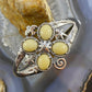 Carolyn Pollack Southwestern Style Sterling Silver 4 Yellow Jasper Decorated Bracelet For Women