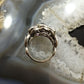 Carolyn Pollack Sterling Silver Rounded Diamond Shape Amethyst Ring Size 8.25 For Women