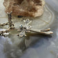 Carolyn Pollack Southwestern Style Sterling Silver Turquoise Cross Enhancer Pendant For Women