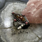 Carolyn Pollack Sterling Silver Fossilized Coral & Rhodochrosite Ring Size 9.25 For Women