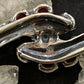 Carolyn Pollack Vintage Southwestern Style Sterling Silver Red Jasper Cluster Bracelet For Women