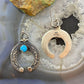 Eva & Linberg Billah Sterling Silver Oval Turquoise Naja Dangle Earrings For Women #1