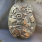 Jody Naranjo & Carolyn Pollack Vintage Southwestern Style Sterling Silver Turquoise Petroglyph Pendant