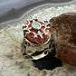 Carolyn Pollack Sterling Silver Rhodochrosite & Opal Ring Size 8.5 For Women