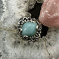 Carolyn Pollack Sterling Silver Amazonite Filigree Decorated Ring For Women