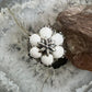 Carolyn Pollack Sterling Silver 6 Pear White Jasper Flower Ring For Women