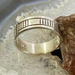 Native American Sterling Silver Vertical Engraved SW Motif Ring Size 12.5 For Men