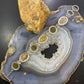 Carolyn Pollack Sterling Silver Picture/Green Jasper Decorated Link Bracelet For Women