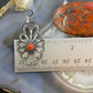 Kevin Billah Native American Sterling Coral Flower Decorated Dangle Earrings For Women #1