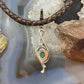 Carolyn Pollack Sterling Silver Oval Green Chalcedony Enhancer Pendant For Women