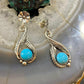 Carolyn Pollack Southwestern Style Sterling Silver Turquoise Decorated Dangle Earrings For Women