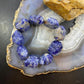Carolyn Pollack Vintage 9 Chunky Sodalite Beads Stretch Bracelet For Women