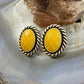 Carolyn Pollack Sterling Silver Oval Yellow Jasper and Quartz Doublet Clip-On Earrings For Women