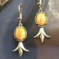 Carolyn Pollack Southwestern Style Sterling Silver Spiny Oyster Dangle Earrings For Women