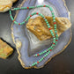 Carolyn Pollack Southwestern Style Green Turquoise & Red Jasper Lariat Necklace For Women