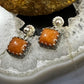 Carolyn Pollack Sterling Silver Square Carnelian Decorated Dangle Earrings For Women