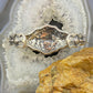 Jody Naranjo Sterling Silver Textured Background Horse Cuff Bracelet For Women