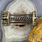 Roger Francisco Vintage Native American SIlver Decorated Heavy Bracelet For Men
